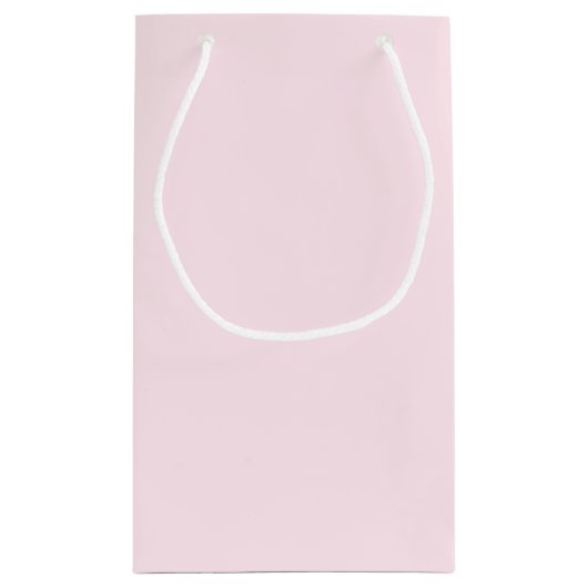 Monogram Elegant Blush Pink Gold Classy Chic Klein Cadeauzakje (Achterkant)