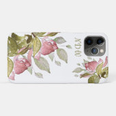 Monogram, Elegant Case-Mate iPhone Case (Achterkant (horizontaal))