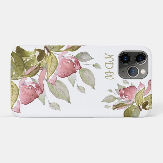 Monogram, Elegant Case-Mate iPhone Case (Achterkant (horizontaal))