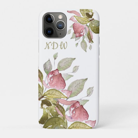 Monogram, Elegant Case-Mate iPhone Case (Achterkant)