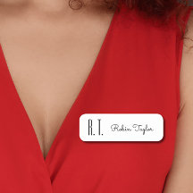 Monogram Elegant Classic Minimaal Zwart Wit