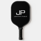Monogram Elegant Design Sjabloon Moderne Minimalis Pickleball Paddle (Voorkant)