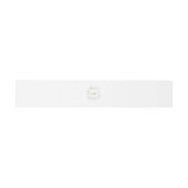Monogram Elegant Eucalyptus Uitnodigingen Wikkel (Vlak)