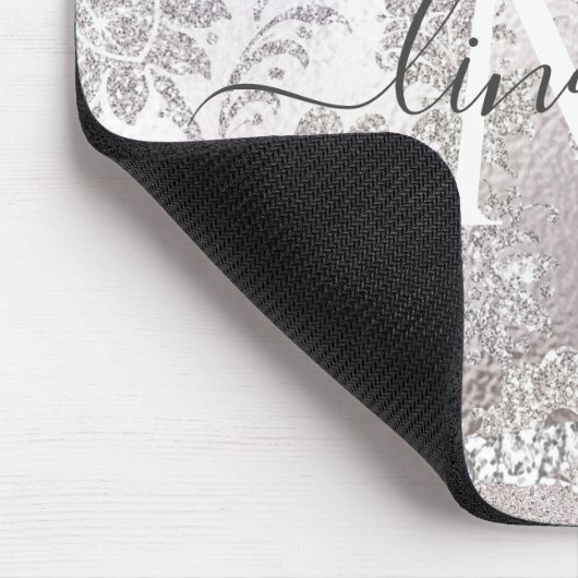 Monogram Elegant Faux Folie Muismat (Hoek)