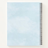 Monogram Elegant Floral  Floral Recipe Notitieboek (Achterkant)