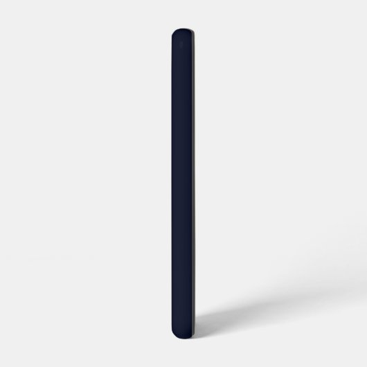 Monogram Elegant Initiaal Donkerblauw Telefoonhoes Samsung Galaxy Hoesje (Linkerkant)