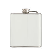 Monogram Elegant Ivory Personalized Bachelorette Heupfles (Achterkant)