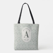 Monogram elegant korngat van de familie Classy Tote Bag (Achterkant)
