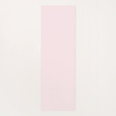 Monogram Elegant Minimaal Blush Roze en Goud Yogamat (Achterkant)