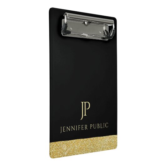 Monogram Elegant Modern Minimalist Design Trendy Mini Klembord (Schuin)