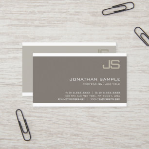Monogram Elegant Ontwerp Modern Professioneel Luxe Visitekaartje