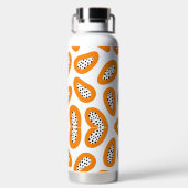 Monogram Elegant Papaya Patroon Waterfles (Achterkant)