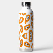Monogram Elegant Papaya Patroon Waterfles (Links)