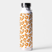Monogram Elegant Papaya Patroon Waterfles (Links)