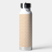 Monogram Elegant Papaya Patroon Waterfles (Links)