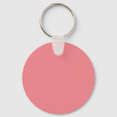 Monogram Elegant roze minimaal Sleutelhanger (Achterkant)