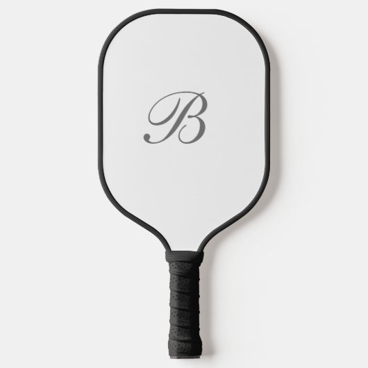 Monogram Elegant Script Pickleball Paddle (Voorkant)