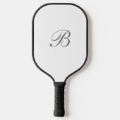 Monogram Elegant Script Pickleball Paddle (Achterkant)