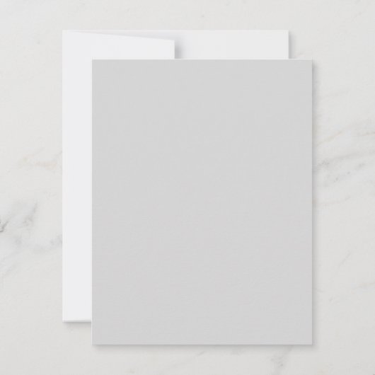 Monogram. Elegant simpele typografie bruiloft Save The Date (Achterkant)