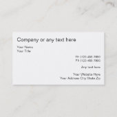 Monogram Elegant Visitekaartjes (Achterkant)