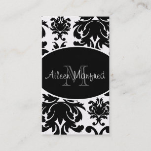 Monogram Elegant Visitekaartjes