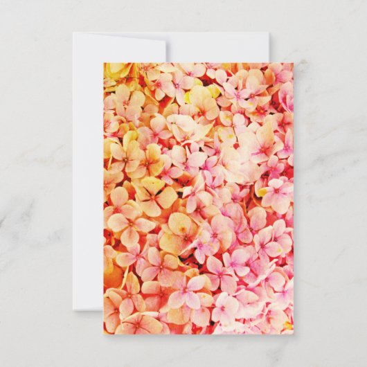 Monogram Elegante Bloemen Roze Verjaardag Bedankkaart (Achterkant)