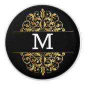 Monogram Elegante Keramische Knoppen (Voorkant)