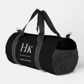 Monogram Elegante Klassieke Gepersonaliseerde Init Plunjezak (Rechterhoek)