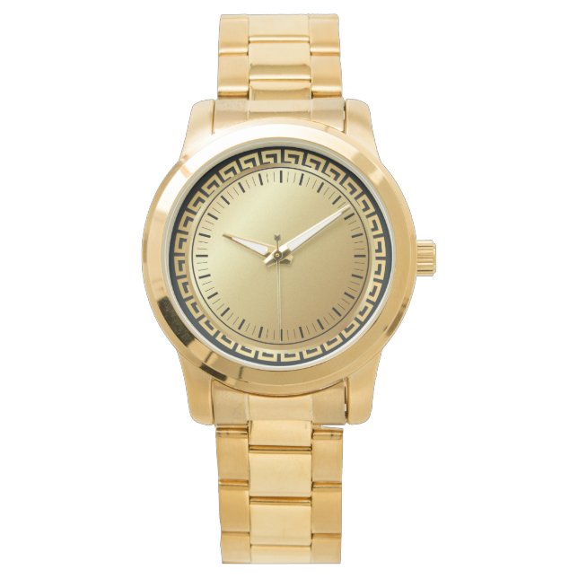 Monogram Elegante Mannen Horloge (Voorkant)