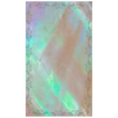 Monogram Elegante Moeder-van-Parel Groene LRG Brui Tafelkleed (Voorkant)