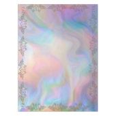 Monogram Elegante parelmoer kleur SM. Bruiloft Tafelkleed (Voorkant)