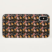 Monogram Elegante Roze Waterverf Case-Mate iPhone Case (Achterkant (horizontaal))