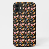 Monogram Elegante Roze Waterverf Case-Mate iPhone Case (Achterkant)