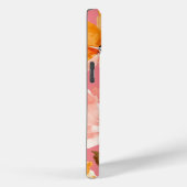 Monogram Elegante Roze Waterverf Case-Mate iPhone Case (Achterkant / Rechts)