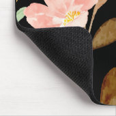 Monogram Elegante Roze Waterverf Muismat (Hoek)