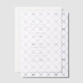 Monogram Elegante Trouw Save the Date Vellum Uitnodigingen (Offset (Uitnodiging))