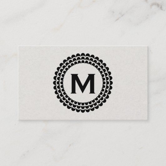 Monogram | Element Uitbreiding Visitekaartje (Voorkant)