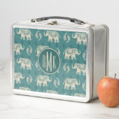 Monogram | Elephant Blauwgroen Caravan Pattern (In situ)
