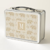 Monogram | Elephant Khaki Caravan Pattern (Achterkant)