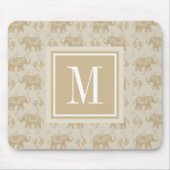 Monogram | Elephant Khaki Caravan Pattern Muismat (Voorkant)