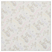 Monogram Elizabeth naam en letter E stof (Swatch)