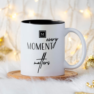 Monogram Elk Moment doet er toe Tweekleurige Koffiemok
