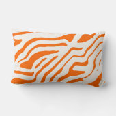 Monogram Elke Kleur en Off-Wit Zebra Design Kussen (Achterkant)