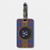 Monogram Elliot Tartan Bagagelabel (Achterkant verticaal)
