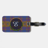 Monogram Elliot Tartan Bagagelabel (Achterkant horizontaal)