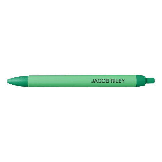 Monogram Emerald Green Zwarte Inkt Pen (Voorkant)