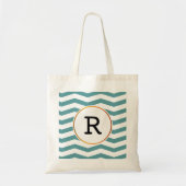 monogram en chevron tote bag (Voorkant)