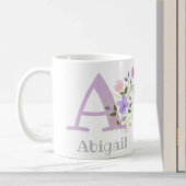 Monogram en Christelijke naam Abigail Coffee Mok