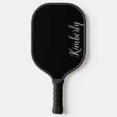 Monogram en fotocollage pickleball paddle (Achterkant)