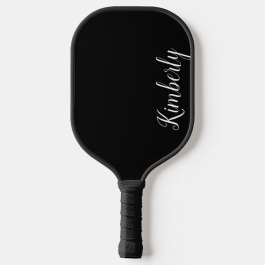 Monogram en fotocollage pickleball paddle (Achterkant)